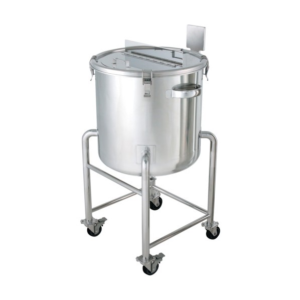 日東金属工業 ステンレスタンク鏡板型攪拌機座付容器150L DTK-565 1点