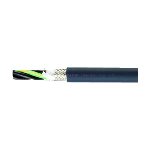 太陽ケーブルテック 電子機器ロボット用ケーブル 600V EXT-2-SB/2501 LF 100M EXT-2-SB/2501 4EX14AWG-100 1点