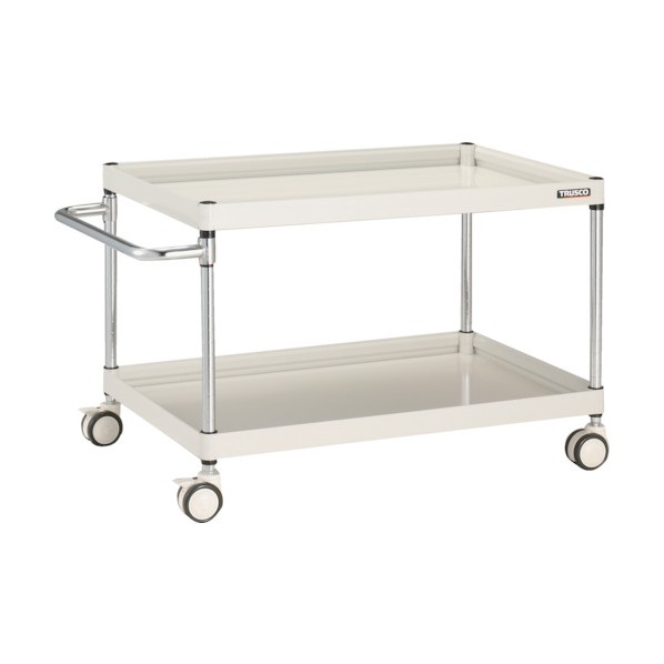 トラスコ ファルコンワゴン９００Ｘ６００ウレタン双輪車Ｗ色 FAW-692D-W 1点｜DIY FACTORY ONLINE SHOP