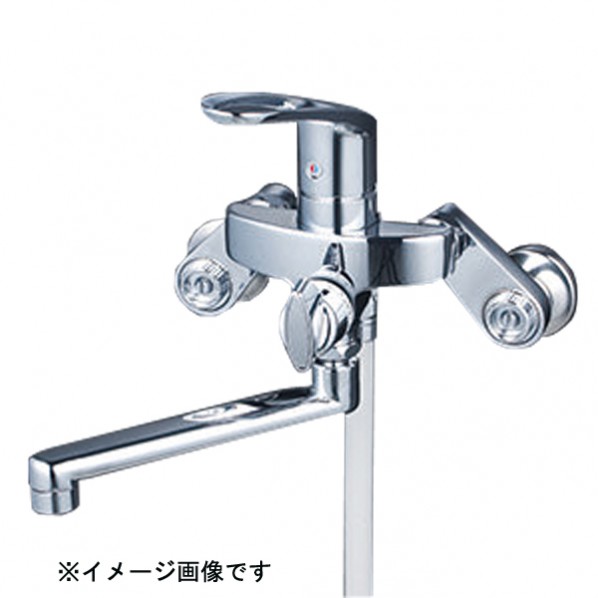 KVK シングルシャワー(楽付王)170mmパイプ付 KF5000TRK 1個