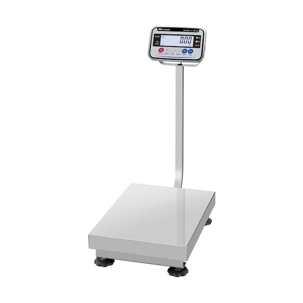 エー・アンド・デイ 防塵・防水台はかり FG-60KCLWP ひょう量60kg×最小表示0.002～0.02kg 一般校正付 FG60KCLWP-JA-00A00 1台
