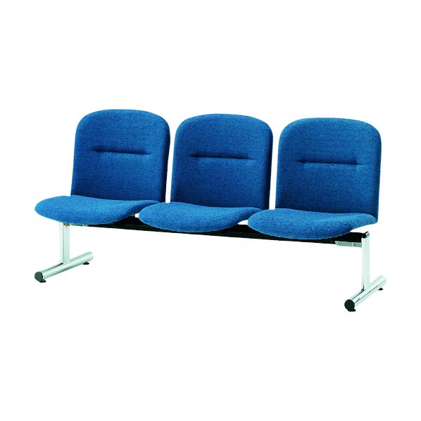 ※法人専用品※藤沢工業 ロビーチェア 背付3人掛 ネイビー FSL-3 NV 1点｜DIY FACTORY ONLINE SHOP 56,162円
