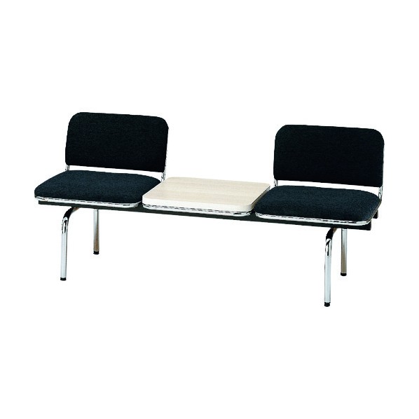 ※法人専用品※藤沢工業 ロビーチェア 2人掛テーブル付 ノワール FUL-2T NOR 1点|DIY FACTORY ONLINE SHOP