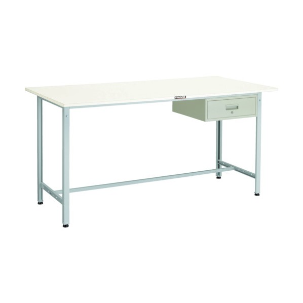 ※法人専用品※トラスコ HAE型立作業台 1800X900XH900 1段引出付 W色 HAE-1809F1W HAE-1809F1 W 1個｜DIY FACTORY ONLINE SHOP
