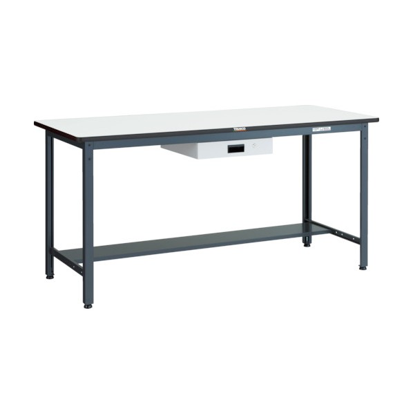 ※法人専用品※トラスコ HAEWR型立作業台 1800×900×H885 薄型1段引出付 HAEWR-1890UDK1 HAEWR-1890UDK1 1個|DIY FACTORY ONLINE SHOP