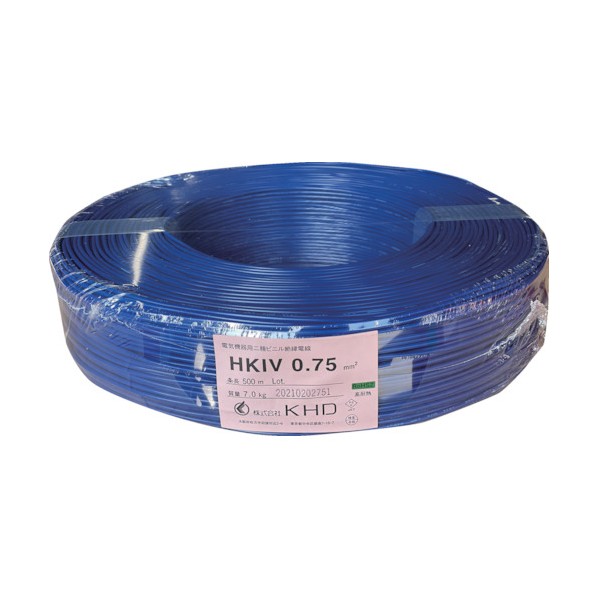 ケーエイチディー HKIV0.75 青 500m HKIV0.75SQ-02-500M 1点