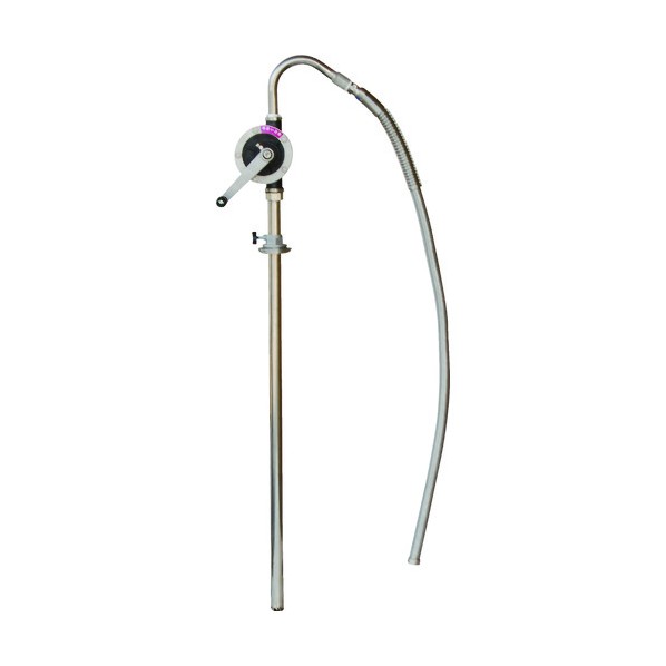アクアシステム 溶剤・薬品用手廻しドラムポンプ(ステンレス・樹脂) HRP-25-3H｜DIY FACTORY ONLINE SHOP