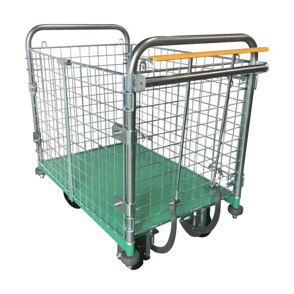 神戸乗り物製造所 網付き添い人手押し車 御手々ストッパー付き添い人メッシュパックロール HS-K629B 1点