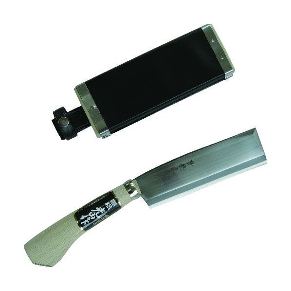 豊稔 光山作安来鋼青紙付片刃腰鉈165mm HT3516 1点