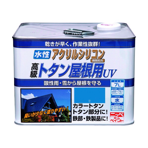 ニッペホーム 水溶性トタン大屋根用UV 7L 空 1