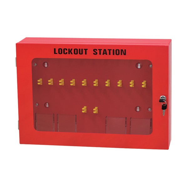 セーフラン安全用品 ロックアウトステーション管理ボックス J2435 1点