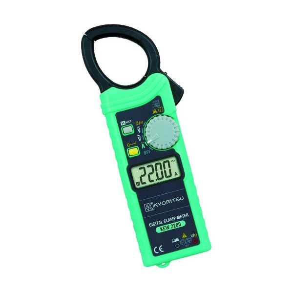 共立灯し火表示計器 ACデジタルクランプメータ KEW2200 1個
