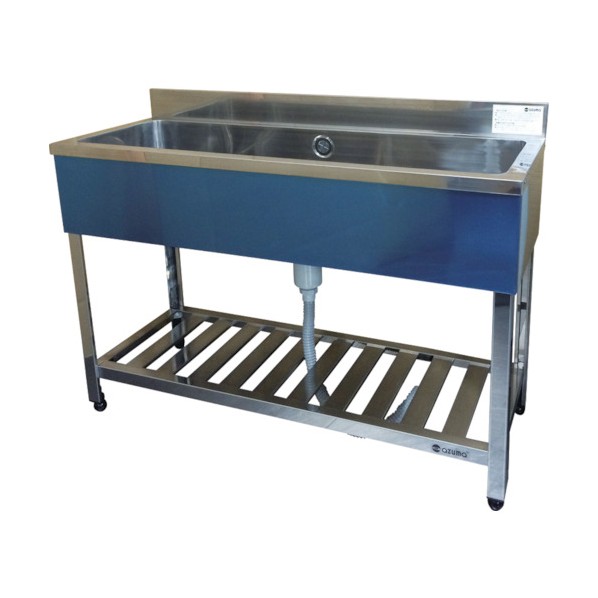 ※法人専用品※東製作所 一槽シンク（ホース付）１２００×４５０×８００ KP1-1200 1