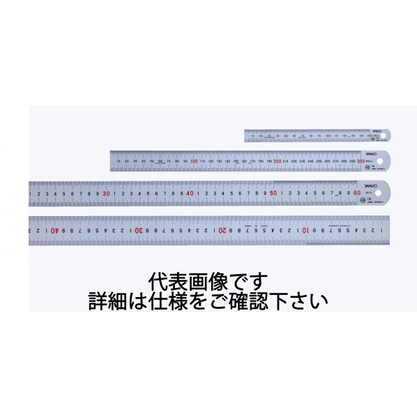 ヤマヨ測定機 シルバー直尺 1.5m 全長1565×幅40×厚さ2.0mm GC150 1本|DIY FACTORY ONLINE SHOP