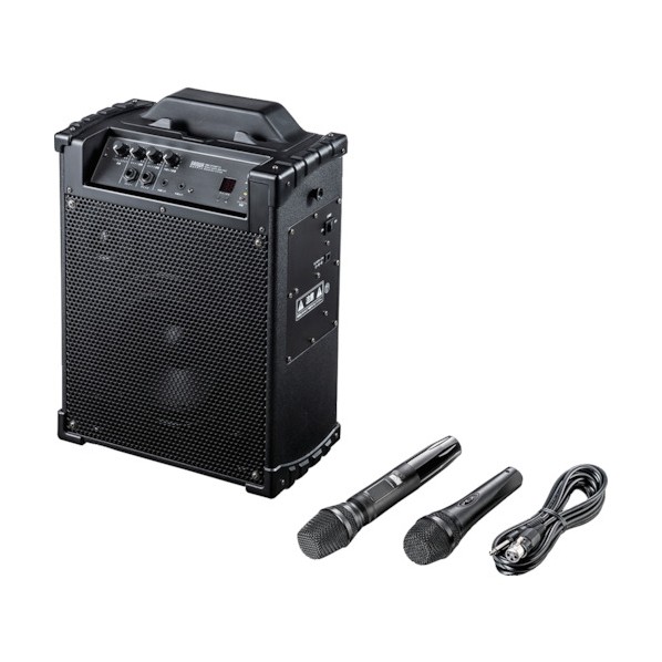 楽天市場】拡声器 マイク 2本 ワイヤレス スピーカー 20W出力 アンプ