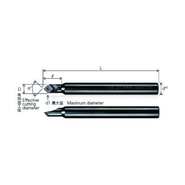 丸一切削工具 スーパー面取り丸ZERO 100° MTMS13100130 13X100X130L 1点