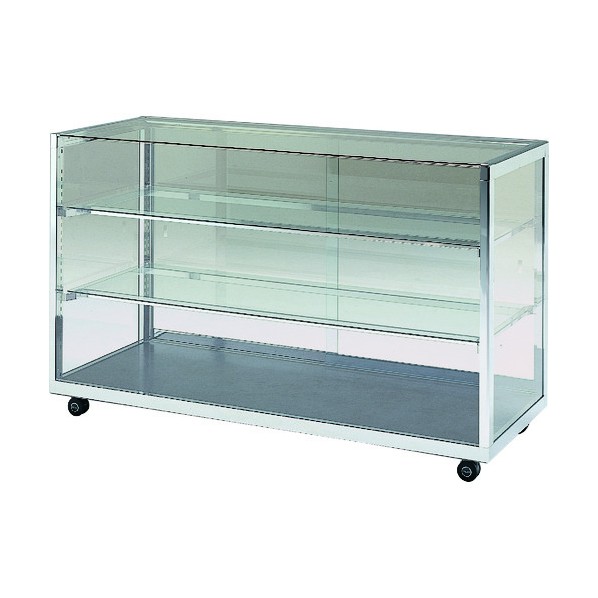※法人専用品※ハヤノ産業 エクシード 平ケースN2 シルバー プッシュ錠付 N2-15-45-S-P 1台｜DIY FACTORY ONLINE SHOP