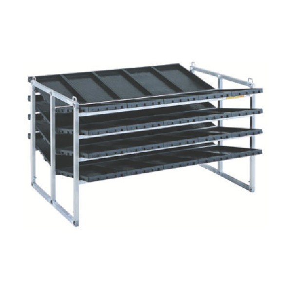 ※法人専用品※アルインコ 苗箱収納棚(傾斜収納型) NC40K 1台