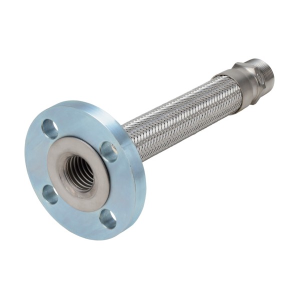 南国フレキ工業 ニップル・カラー式フランジ型フレキ継手ＳＳ４００４０Ａｘ９００Ｌ NK15312-40-900 1｜DIY FACTORY ONLINE SHOP