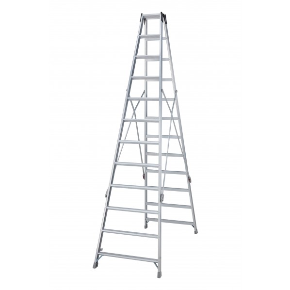 ※法人専用品※長谷川工業 12尺 脚立 長尺タイプ 12段 XAM-36b 1台|DIY FACTORY ONLINE SHOP