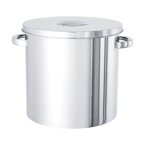 日東金属工業 ステンレスタンクストレート貯蔵用タンク（フタ付）１００Ｌ 538 x 538 x 668 mm ST47H 1
