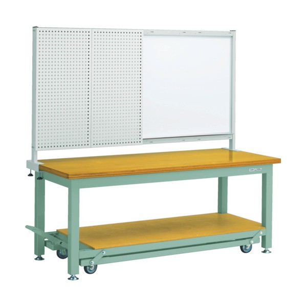 トラスコ STWC型御役目台 1500X750XH740 前ダイアログボックス付 STWC-1500P1 1