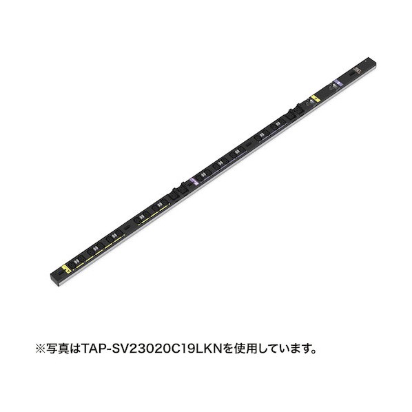 サンワサプライ 19inサーヴァー仕合わせ用差し込み 200V(30A) TAP-SV23024C19LKN 1点