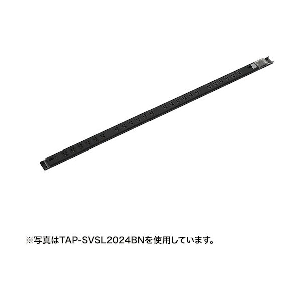 サンワサプライ 19インチサーバーラック用コンセント(20A) TAP-SVSL209BN 1点 12,290円