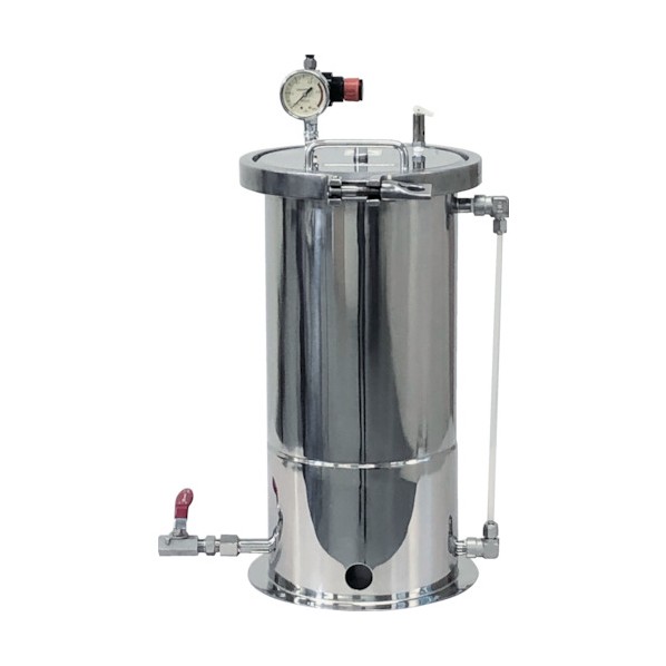 ユニコントロールズ ステンレス鋼剪断応力入れもの 10L 液面計付 結核症10N-LG-TSK 1点