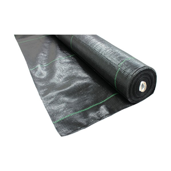 トラスコ 防草シート 耐候1年 黒 2mx100m TBO1-20100-BK 1点｜DIY FACTORY ONLINE SHOP
