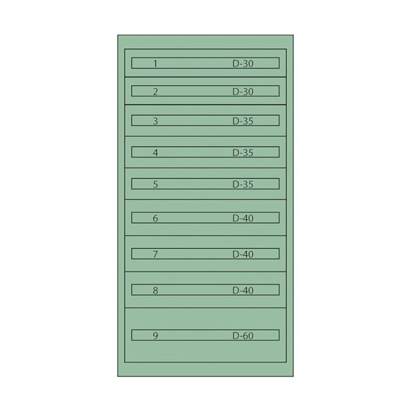 ムラテックKDS ツールキャビネットTC-345E TC-345E 1点【2506DFD_3】