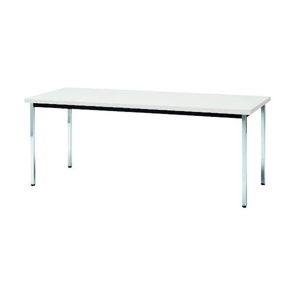※法人専用品※藤沢工業 ミーティングテーブル 角脚 1500X750mm ホワイト TD-1575K WH 1点｜DIY FACTORY ONLINE SHOP 28,904円