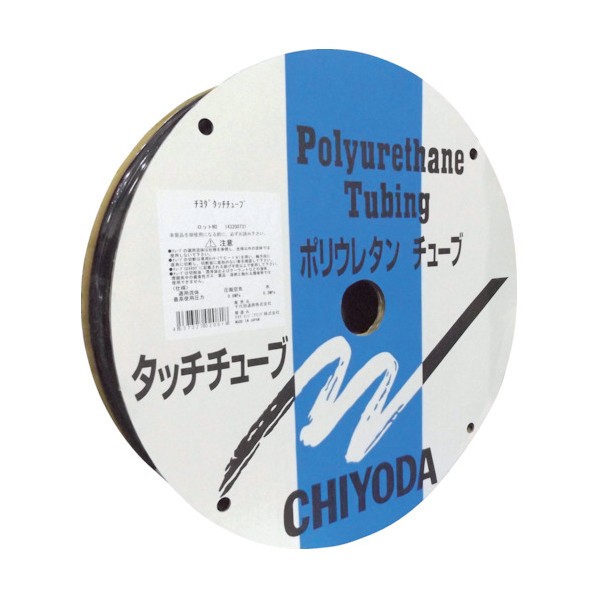 千代田取り引き ＴＥタッチチューブ１０粍／１００ｍ黒 430 x 430 x 180 粍 TE-10-100 BK 1 ガーデニング・農業-散水・潅水用具-ホース