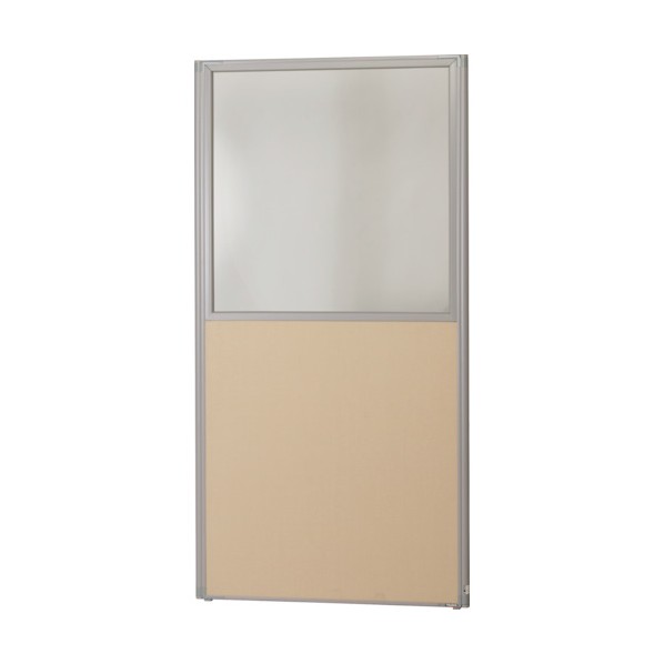 トラスコ ローパーティション 上部透明 W900XH1765 ベージュ TLP-1809UCL-BE 1点 28,257円
