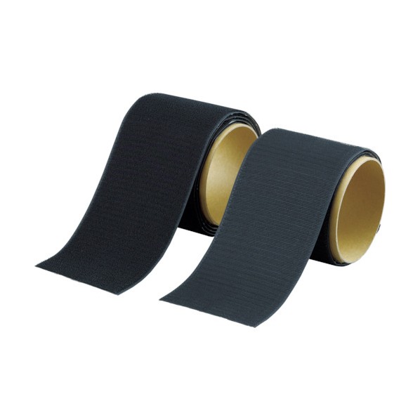 トラスコ マジックテープ強粘着幅１００ｍｍＸ長さ１ｍ黒 238 x 129 x 124 mm TMSD-100-BK 1点