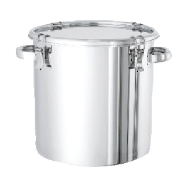 日東 ステンレスタンクテーパー付キャッチクリップ式密閉タンク(フタ付)25L AMT08033|DIY FACTORY ONLINE SHOP