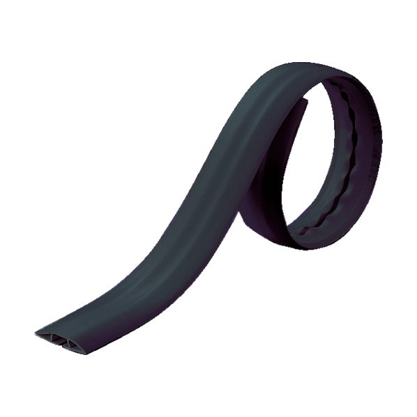 トラスコ ソフトケーブルプロテクター１０ＸＷ６６．０Ｘ１０Ｍブラック 1000 x 66 x 15 mm TSRD10X6610-BK 1点｜DIY FACTORY ONLINE SHOP