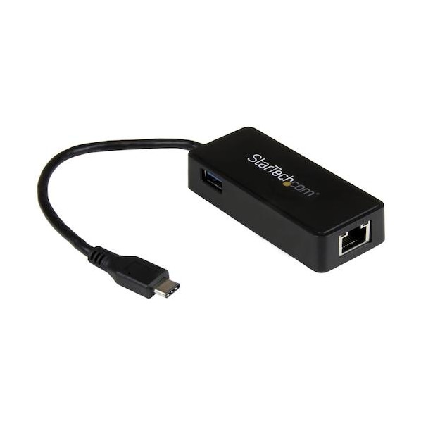STARTEC.COM社 LANアダプター/USB-C/1x RJ45/ギガビットイーサネット/1x USB-Aポート/ノートPC 有線LAN変換 US1GC301AU 1個