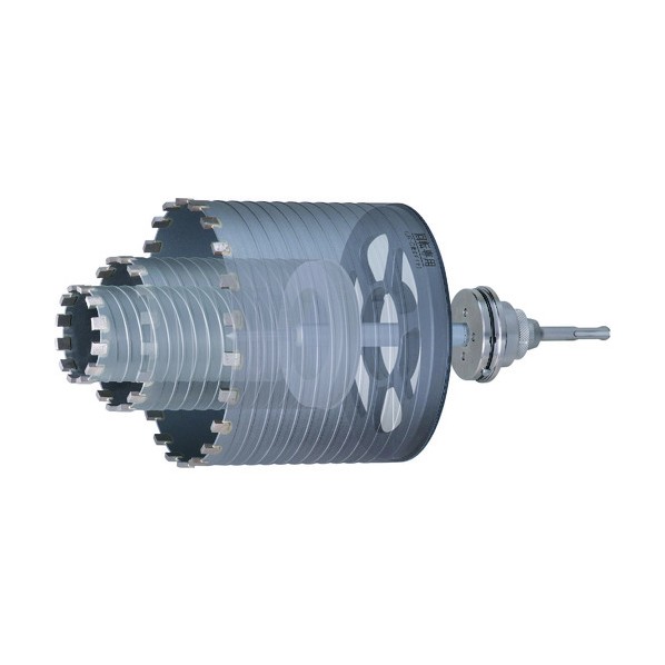 ユニカ UR21 多機能コアドリル 乾式ダイヤボディ 口径120mm、有効長130mm UR21-D120B 1本