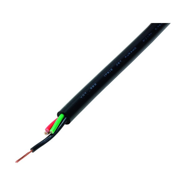 ※法人専用品※倉茂電工 ビニソフト VCT 222 100M VCT222 3X0.75SQ-100 1点|DIY FACTORY ONLINE SHOP