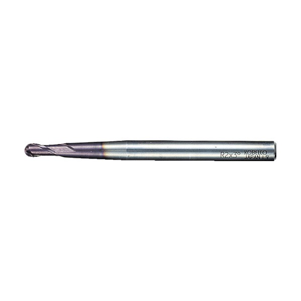 ミツビシマテリアル K 2枚刃ミラクルテーパネック 超硬ボールエンドミル1mm VCXBR0050T0300 1点