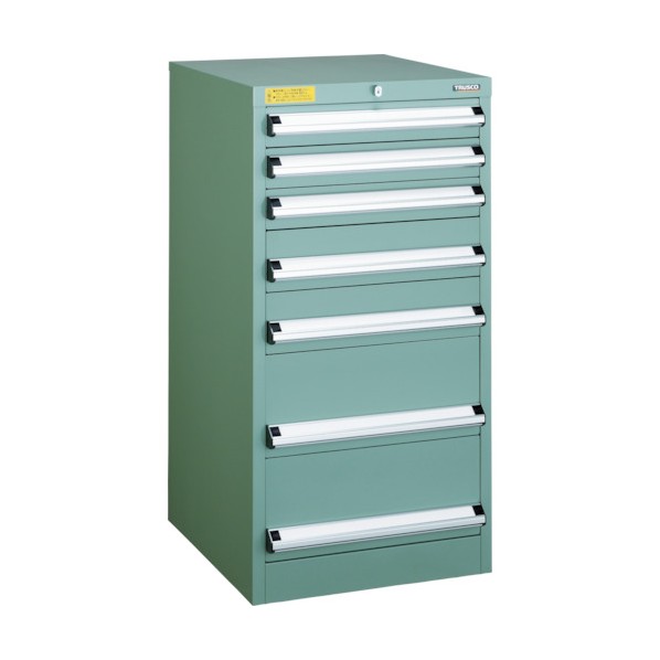 ※法人専用品※トラスコ VE5S型キャビネット 500X550XH1000 引出7段 VE5S-1004 1|DIY FACTORY ONLINE SHOP
