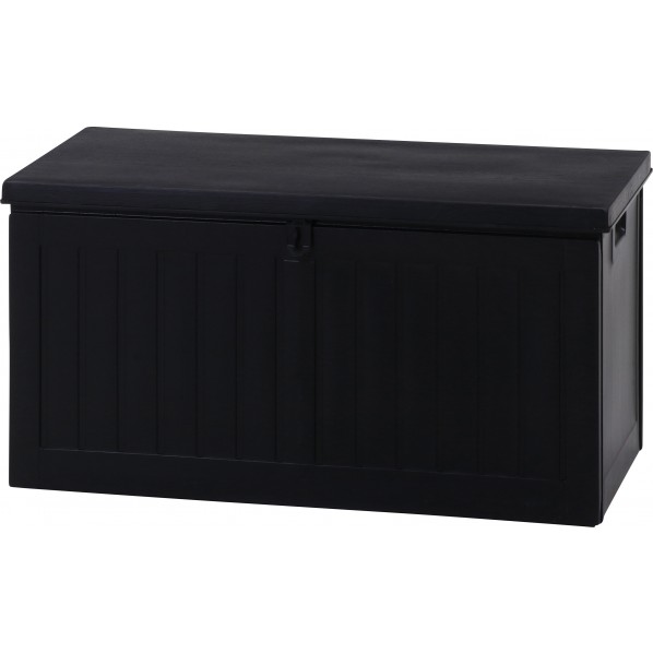 フジボウエキ 収納BOXベンチ BK （38285） 190L ブラック 38356 1台