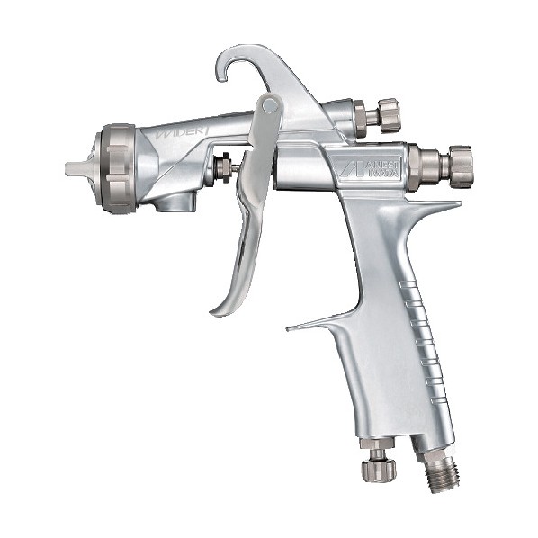 アネスト岩田 スプレーガン ノズル口径:φ1.0mm、塗料噴出量:95ml/min WIDER1-10E1G 1個
