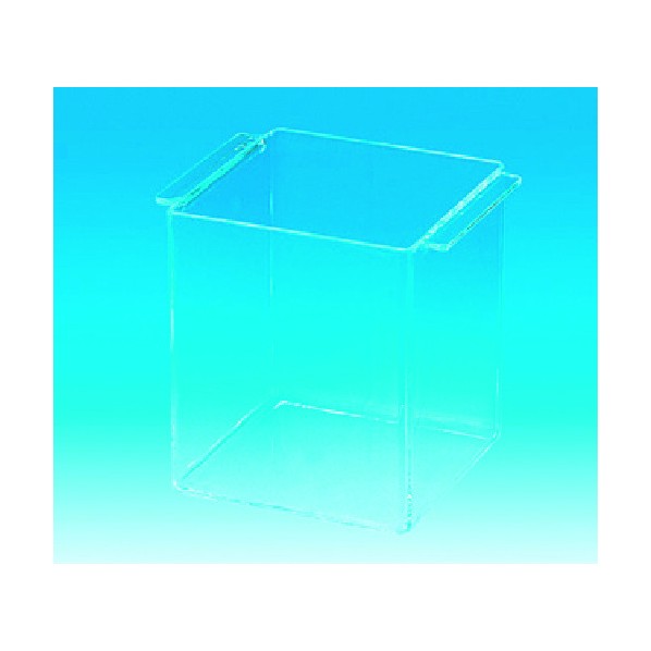 日本の首都琉璃物の具 水晶硝子板角入れもの 300×300×300 284-15-16-07 1点
