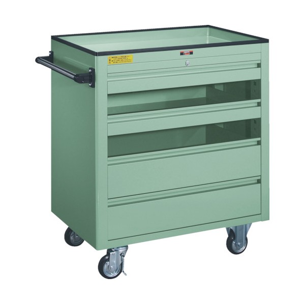 トラスコ(TRUSCO) BM2型キャビネットワゴン750X500XH880浅2深2 BM2-S2L2｜DIY FACTORY ONLINE SHOP