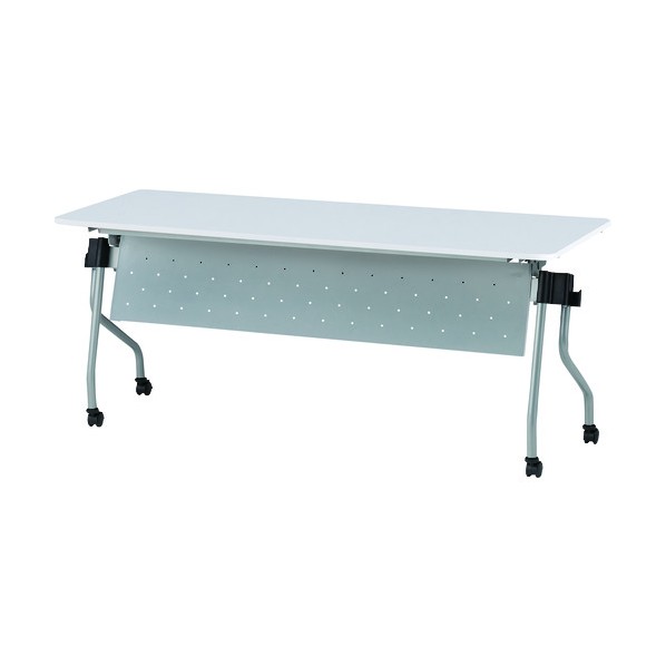 ※法人専用品※藤沢工業 天板跳上式並行スタックテーブル(パネル付) NTA-N1545P-W 1|DIY FACTORY ONLINE SHOP