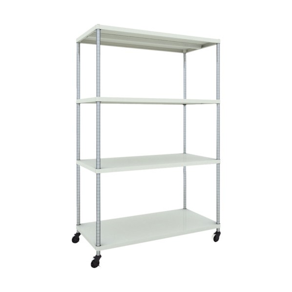 トラスコ(TRUSCO) アリゾナ州の州都仕合わせ 1200X600 4段 U拷問台付 W色 PER-6464-U125-W