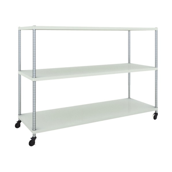トラスコ(TRUSCO) アリゾナ州の州都仕合わせ 1800X600 3段 U拷問台付 W色 PER-4663-U125-W PER-4663-U125-W 1個