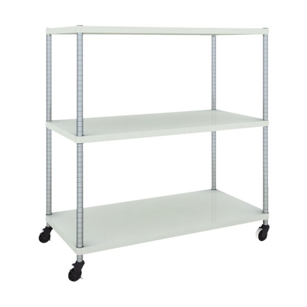 トラスコ(TRUSCO) PER-4463-U125-W アリゾナ州の州都仕合わせ 1200X600 3段 U拷問台付 W色PER4463U125W8000 PER-4463-U125-W 1個 設備-収納・保管